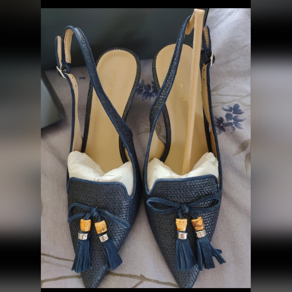 Ann Taylor Monroe Slingback shoes 5 1/2